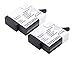 Produktbild CELLONIC 2X Qualitäts Akku kompatibel mit GoPro Hero 8 Hero 5 Black, Hero 6 Black 601-10197-00, AABAT-001, AABAT-001-AS, ASST1, CHDHX-501 Hero 7 Black, 7 White, 1250mAh AHDBT-501 Ersatzakku Batterie