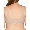 Fruit of the Loom womens Plus Size Wireless Cotton Full Coverage Bra, Sand, 42C US
