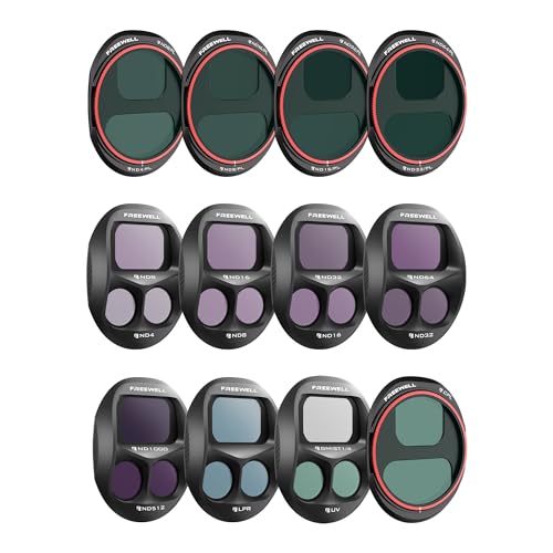 Filtros para DJI Mavic 4 Pro Freewell Mega cristal óptico y exposición cinematográfica
