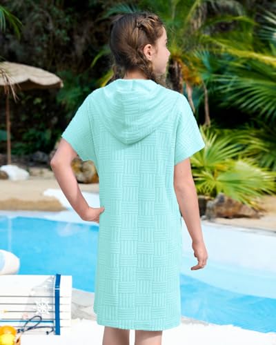 Image of BesserBay Boys Girls Swim Cover Up Terry Cloth Swimwear