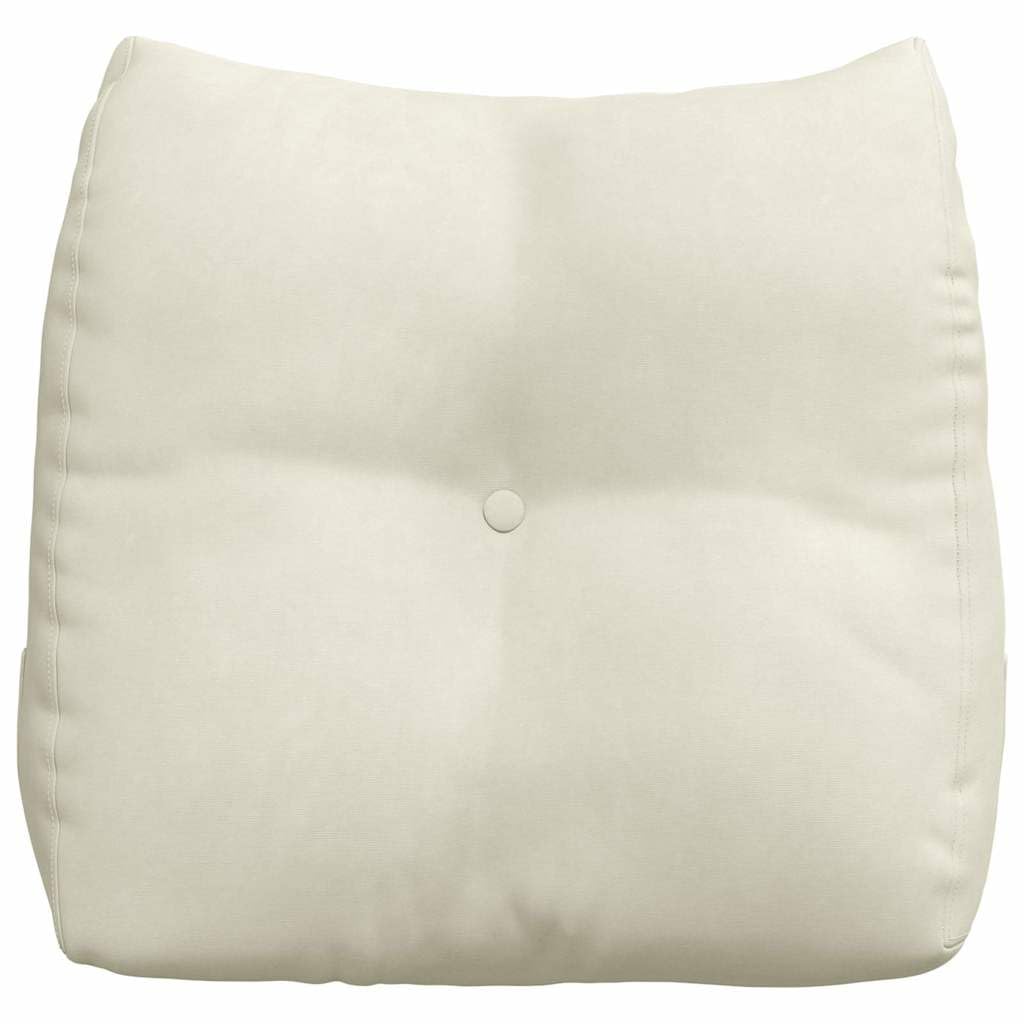 Poduszka podpierająca plecy z aksamitu kremowa, 45 x 24 x 50 cm, z ergonomicznym podparciem lędźwiowym, zdejmowanym pokrowcem, antypoślizgowa konstrukcja, do biura, na sofę, do samochodu