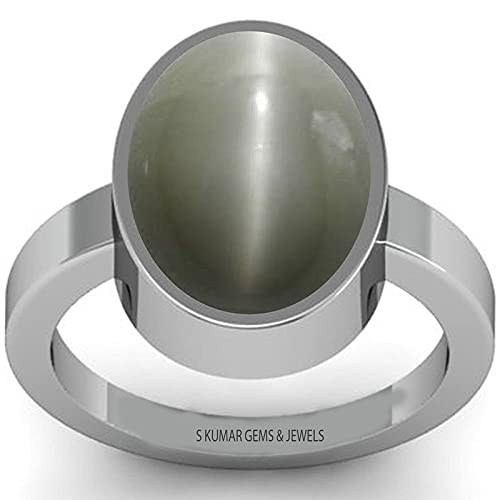 Certified Real Cats Eye (Lehsuniya) 6.25 Ratti or 5.70 Ct Silver Ring for Men and Women-image-24