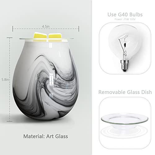 Electric Wax Melts Warmer Burner Essential Oil Warmer Wax Tart Burner Fragrance Night Light Aroma Decorative For Home Office Bedroom Living Room Decor Gifts #TOP5