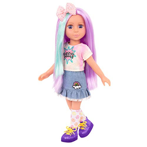 Glitter Girls Dolls by Battat ââ‚¬â€œ Posable 14-inch Doll Luma with Hair Extension & Pink Hair Bow, Hair Clips, and Colorful Outfit ââ‚¬â€œ Toys, Clothes, and Accessories for Kids Ages 3 and Up