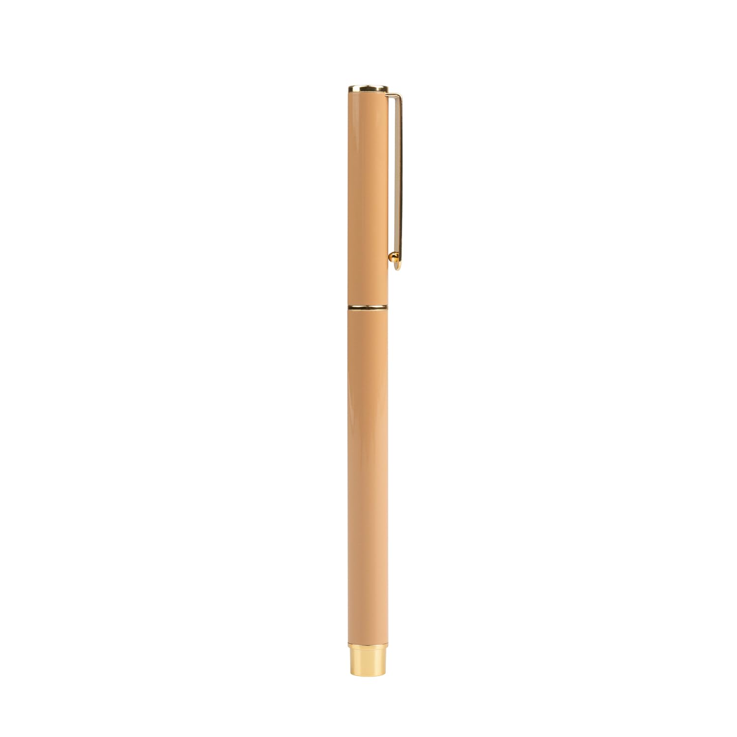 Kokonote Ballpoint Pen - Almond Latte | Black Ballpoint Pens & Gift Box, Biro Pens Black Ink | Cute Stationery Gifts for Women & for Men, Aesthetic Stationery Supplies