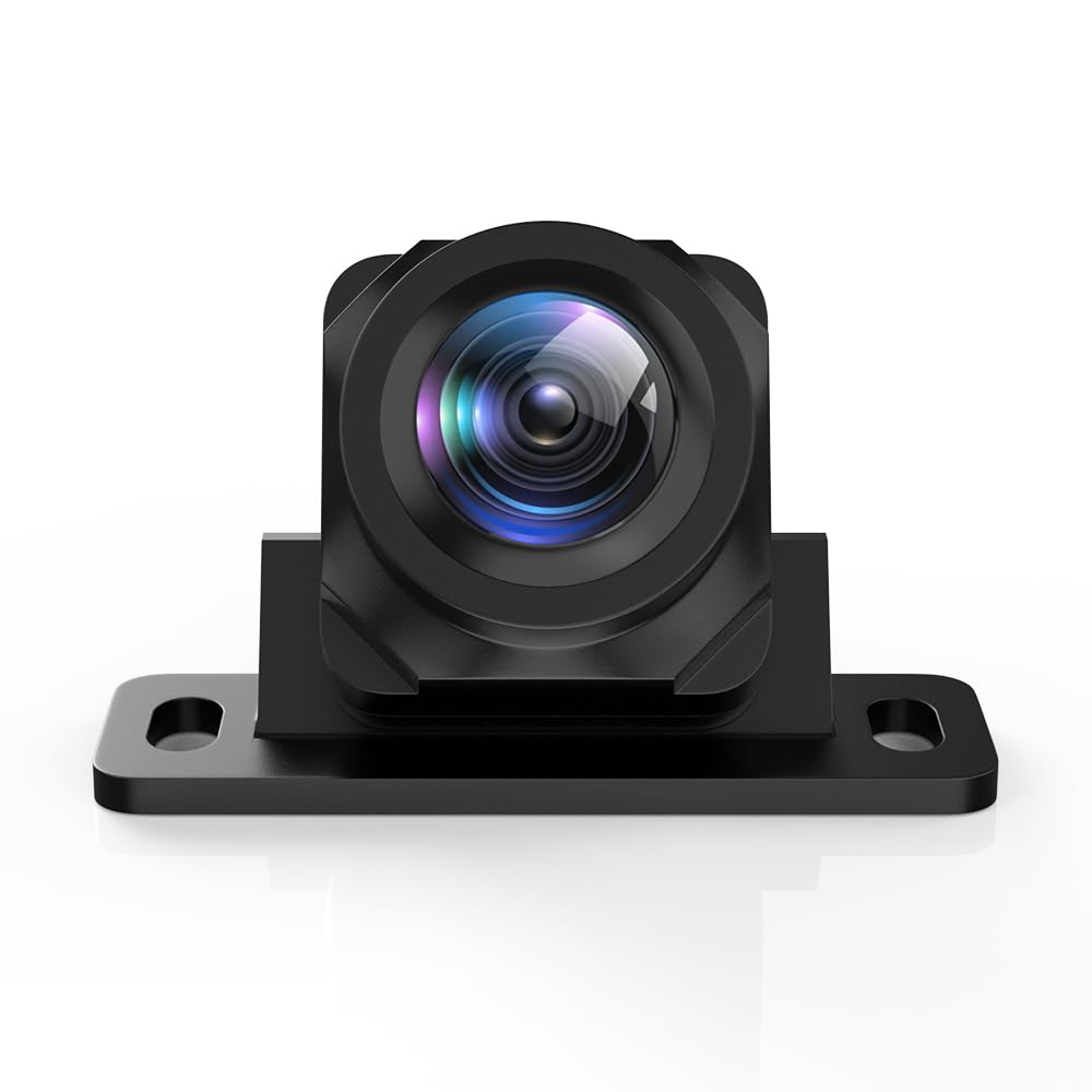 MekedeTech DUDUAUTO HD AHD 1080P Night Vision Front Rear View Camera Lens, Waterproof, 11.48 Feet Cable for Android Radio (Front Camera)