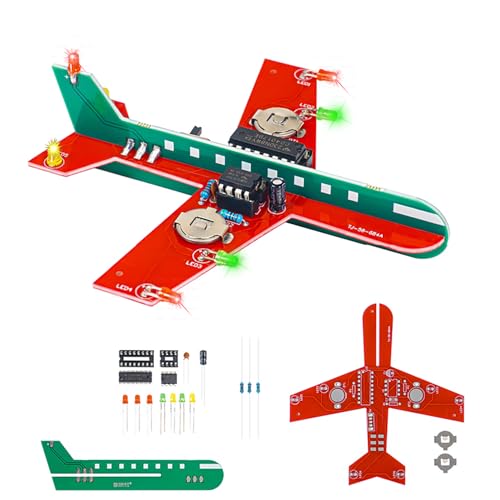 Gikfun Kit de projet d'avion pour débutant - Kit de soudure pour les travaux manuels STEM - EK8486