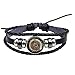 TAOCUTO Store - Avatar The Last Airbender Fire Nation Logo Black Leather Bracelet Anime Jewelry Aang Prince Zuko Cosplay Accessories (NO.2)