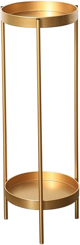 Plant Stand 2 Tier Metal Outdoor & Indoor Potted Flower Stand Display Shelf for Home Garden Patio