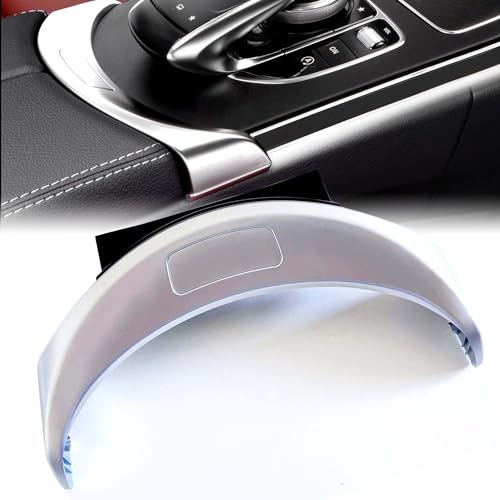NPSNGSJY A2056803407 Center Console Armrest Storage Box Release Button Switch Cover Compatible with Mercedes-Benz C300 C350E C400 W253 GLC200 2015-2020 2056803711
