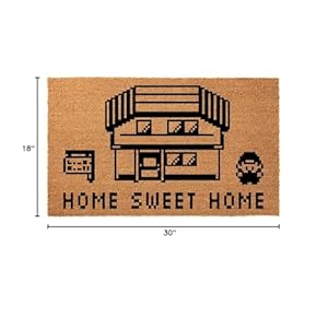 Funnycoirmonsterdoormathomesweethomewelcomemat30x18inchheavydutynonslipoutdoorindooruse Urban Country Home Decor Funny coir monster doormat home sweet home welcome mat 30 x 18 inch heavy duty non slip outdoor indoor use urban country home decor