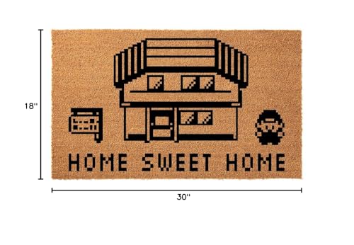 Funnycoirmonsterdoormathomesweethomewelcomemat30x18inchheavydutynonslipoutdoorindooruse Urban Country Home Decor Funny coir monster doormat home sweet home welcome mat 30 x 18 inch heavy duty non slip outdoor indoor use urban country home decor