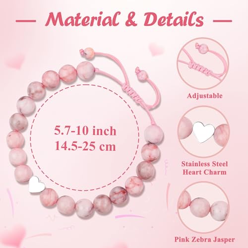 Image of Sereney Birthday Gifts for Girls, Beaded Bracelets as 1 /2 1 2 3 4 5 6 7 8 9 10 11 12 13 14 15 16 Year Old Birthday Gift, Adjustable Cross /Pearl Bracelet as Happy Birthday Gifts for Daughter