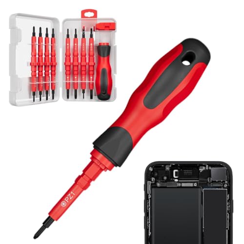 Juego Destornilladores Eléctricos - Kit de Reparación Portátil 18 en 1 con Estuche - Destornillador Aislado Multiusos - Para el hogar