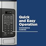 GE Four micro-ondes de comptoir, OLD 1.1 Cu. Ft, acier inoxydable