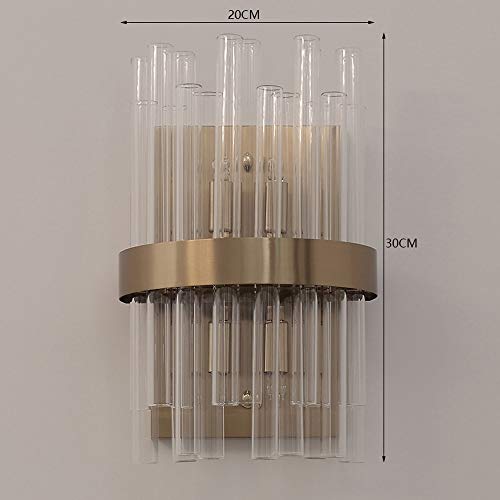 Lumière murale LED moderne dorée pour couloir et chambre à coucher - 8