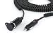 Cigarette Lighter Extension Cord 12V Car Charger Socket Power Plug Cable 18AWG - UL Listed Extra Long (12 Ft Uncoiled / 2.5 Ft Coiled)
