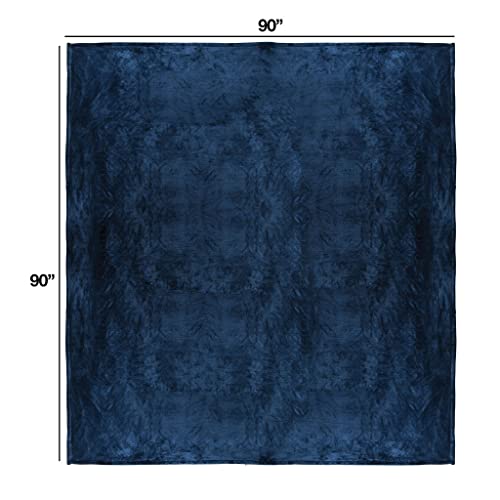 Heated Blanket, Machine Washable Extremely Soft And Comfortable Electric Blanket Throw Fast Heating With Hand Controller 10 Heating Settings And Auto Shut-Off (Blue, 84 X 90) #TOP6