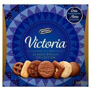 Mcvities Victoria Classic Biscuit Collection 600G with Free Christmas Card - Luxury Victoria Biscuits For Christmas 2021