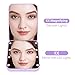 WOBSION Small Mirror with Lights,LED Compact Makeup Mirror,1x/3x Mini Travel Mirror with Magnification,Portable for Purse,Pocket,Gifts for Girls,Purple