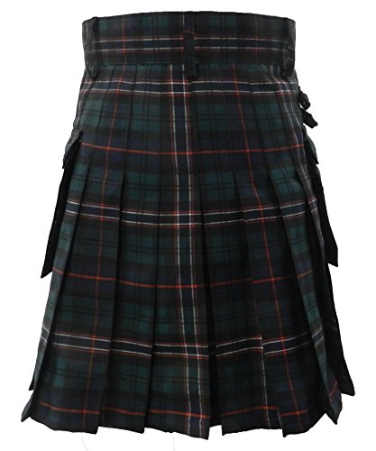 UT Kilts Men's Standard Tartan Utility Kilt, Modern Scottish Kilt for Everyday Wear, Tactical Kilts Adjustable Hip Straps