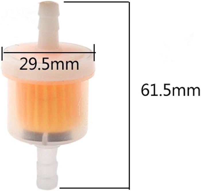 (Pack Of 10 Pcs) Universal Motorcycle Petrol Gas Fuel Gasoline Oil Filter With Magnet for Scooter Motorcycle Moped Scooter Dirt Bike ATV Go Kart oil fuel filter - by DFuerdivn