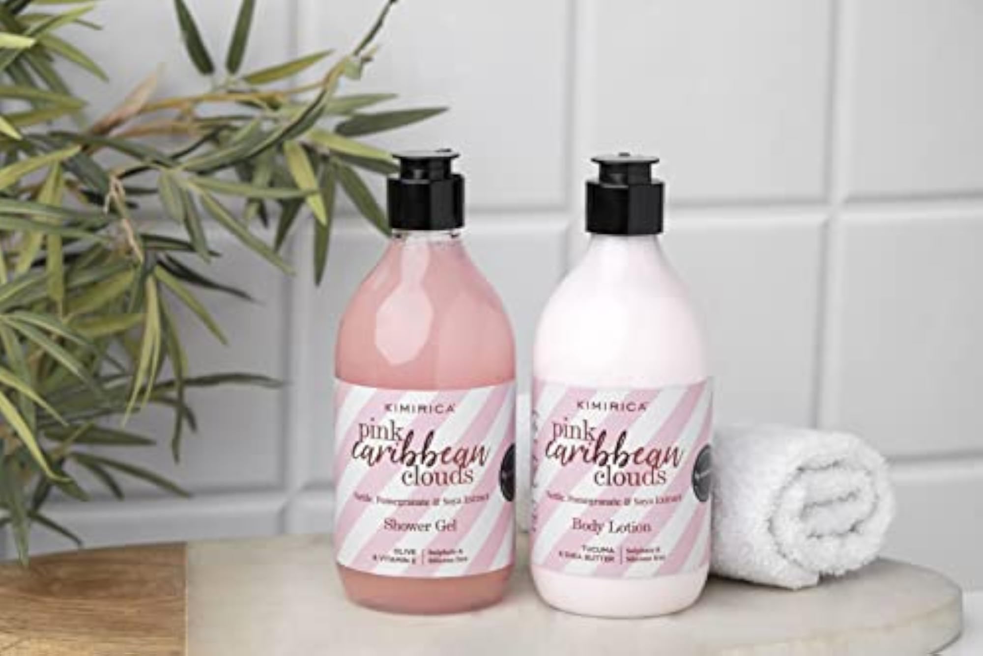 Kimirica Whispering Peach Shower Gel & Body Lotion Duo, 300ml