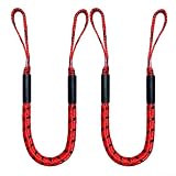 Bungee-Dockleine, Festmacherleine, elastische Bootsschnürschnur ohne Knotensystem, stoßdämpfendes Docking-Seil für Ski, widerstandsfähige Marine-Festmacherleine, 1,2 m bis 1,5 m Stretch, 2 Stück (2