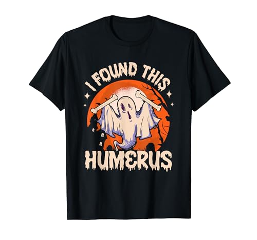 I Found This Humerus Funny Ghost Nurse Halloween Nursing Camiseta