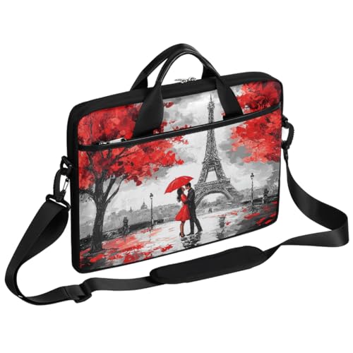 Bolsa para laptop Ethebre de 15 pulgadas roja miniatura 1