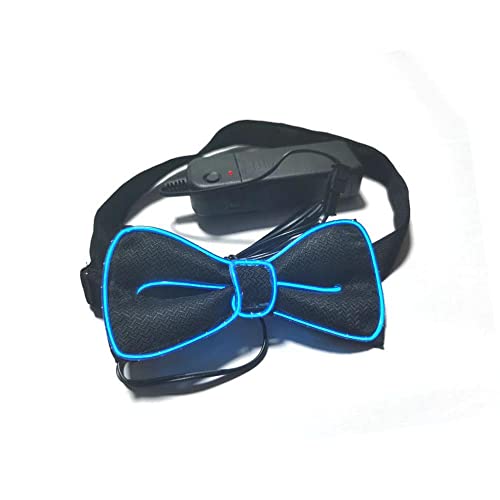 Jack & Miles Light Up Bowtie Led Bowties | Novelty Glowing Bow Ties For Men For Party Events Show | Adjustable Bowties For Party Festival Gift | Blue #TOP1