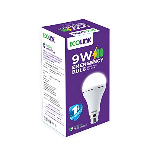Image of EcoLink 9W B22 LED Cool Day Light Bulb (929002237554 1, White)
