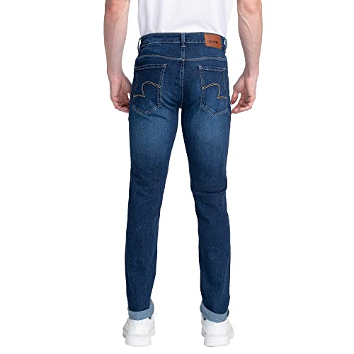 Image of Spykar Men's Slim Fit Low Rise Casual Jeans