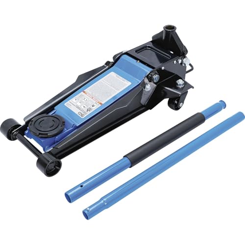 BGS 7872 | Rangier-Wagenheber | 2,5 t | hydraulisch | Doppelhubkolben-Mechanik | Hubhöhe 75-510 mm