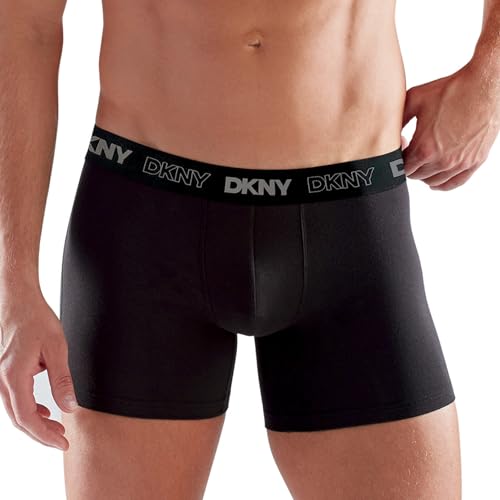 DKNY Mens Eco-Active Soft Boxer Briefs Underwear 3-Pack2