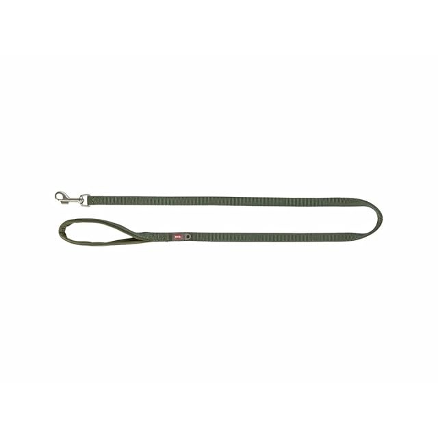 TRIXIE Correa Premium, M–L, 1,00 m/20 mm, Oliva-Verde
