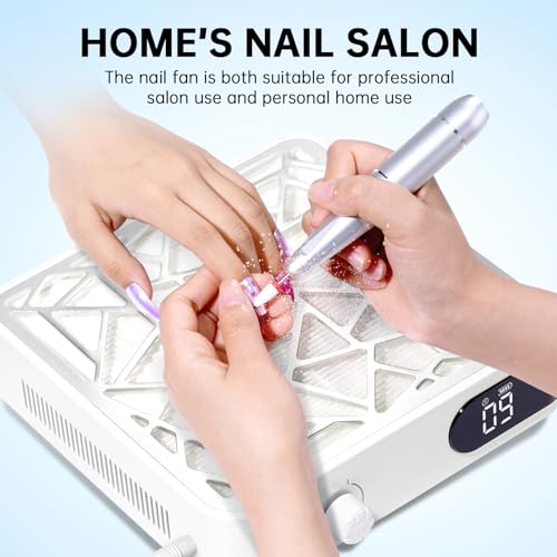 Extractor de polvo para uñas inalámbrico miniatura 6