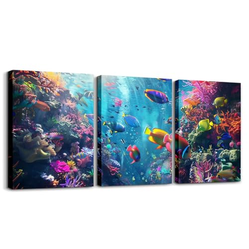 Affiches sur toile vie marine pour créer un havre de paix dans votre salon