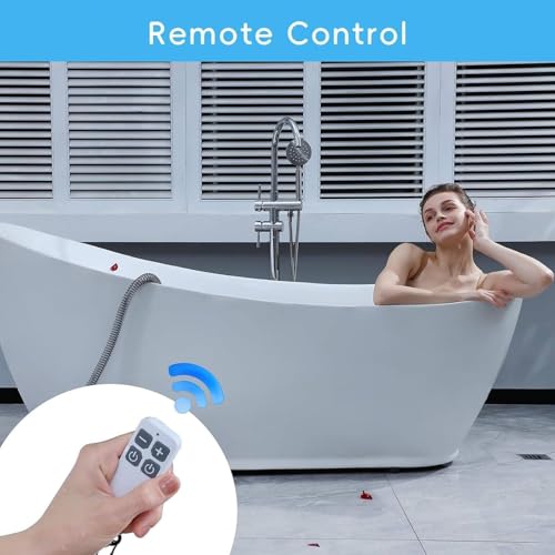 Estera de baño para masaje con almohada inflable contra el estrés 5