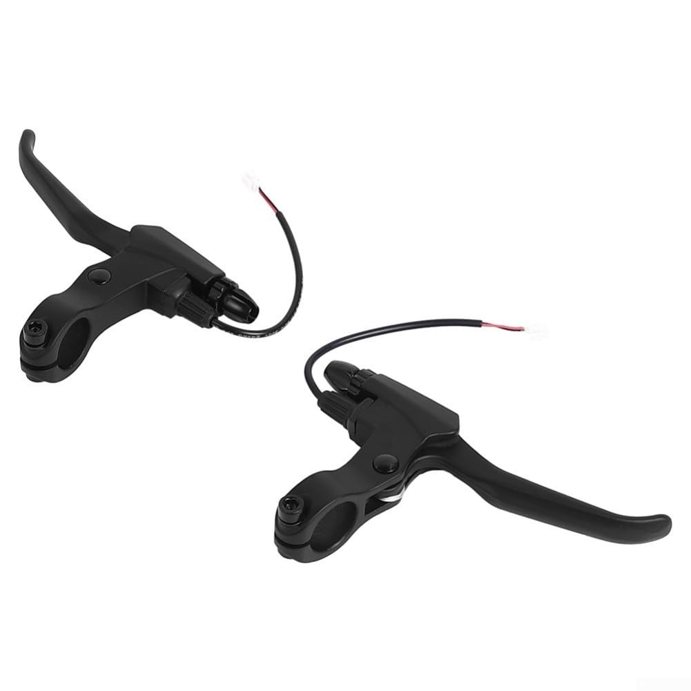 Aluminum Alloy Electric Scooter Brake Handle Lever Left Right Replacement for Kukirin G4 Lightweight Easy Install Black(A Piar)