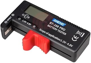 جهاز اختبار مستوى البطارية الرقمي مع شاشة عرض بقياسات متعددة ولا يحتاج للطاقة - أدوات اختبار محمولة