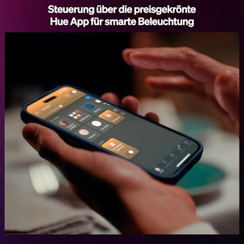 Hue Essential 10-Meter-LED-Lightstrip, RGBIC, lebendige Farben, flexible Innenbeleuchtung, einfache Installation, App- und Sprachsteuerung, kompatibel mit Alexa, Google Assistant und Apple Home