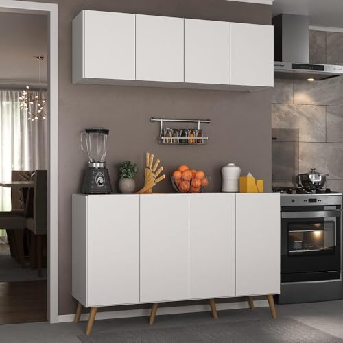 MIREY増力サイズセット Armário de Cozinha Compacta 4 peças MP3697.898 Veneza Preto