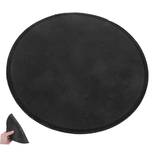 Alfombrilla de ratón redonda SHINEOFI para oficina, base de goma y grosor confort, pack de 3