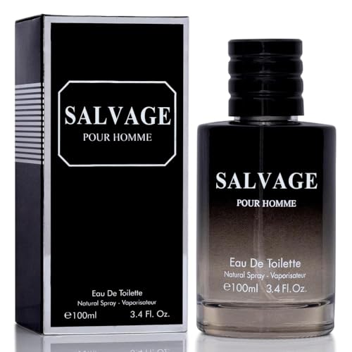 Salvage for Men 3.4 Oz Men's Eau De Toilette Spray Refreshing & Warm Masculine Scent for Daily Use...