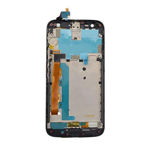 Image of Display Touch Screen Assembly with Frame Replacement for Motorola Moto E3 Black