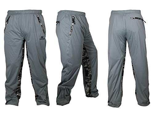 EAG Elite Men's Packable Stretch Performance Rain Suit (Grey Manta, Large)