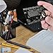 Pocket Chemist: Organic Chemistry Stencil Drawing Template Small Metal Ruler - Chemist, Chemical Engineers, Biochemist - Molecule, Graduation Homework Cheat Sheet 3 Inch Multitool Kit, Genius Lab Gear