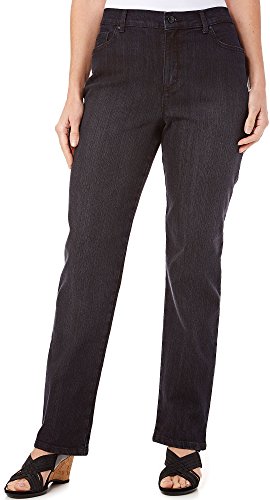 Image of Gloria Vanderbilt Womens Amanda Classic High Rise Tapered Jean Petite