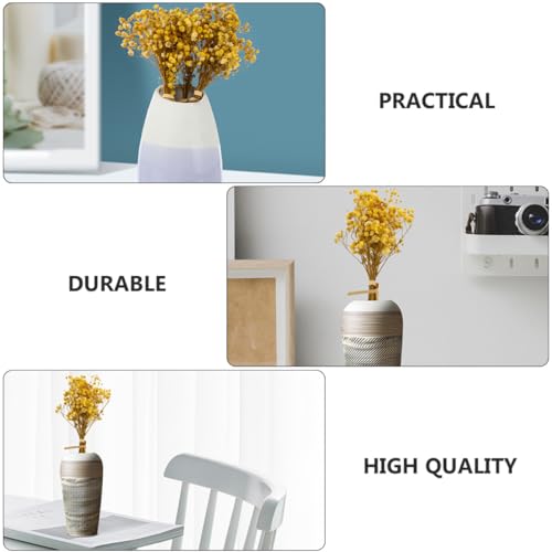 Ramo pequeño de flores secas naturales Gypsophila 5 piezas miniatura 7